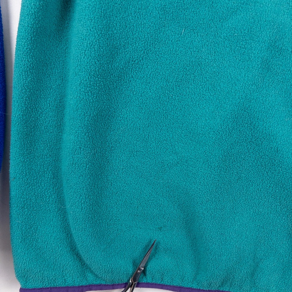Patagonia Snap T Synchilla Fleece Pullover Mens S Teal Blue Purple Rare Retro - Picture 8 of 10